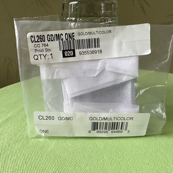 COACH SIGNATURE RAINBOW TENNIS HUGGIE EARRINGS:NWT RAINBOW CL260 - Picture 11 of 11